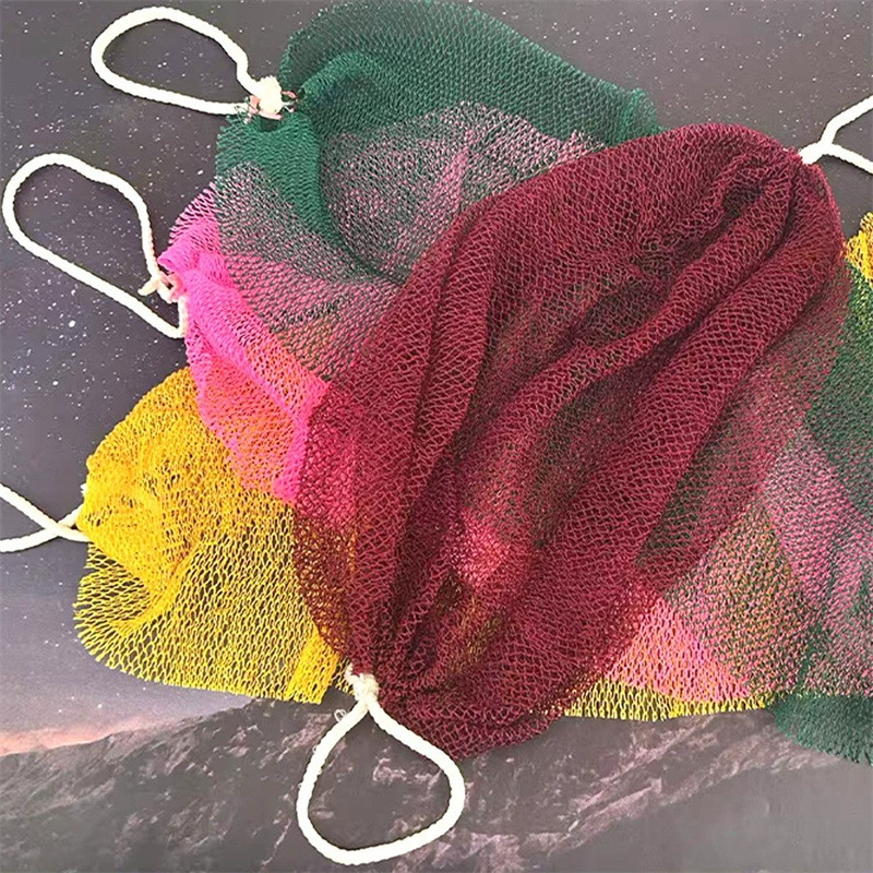 Полоска для ванны, банное полотенце, полоска для спины, длинное банное полотенце из нейлона в африканскую сетку для взрослых, банное полотенце для сауны