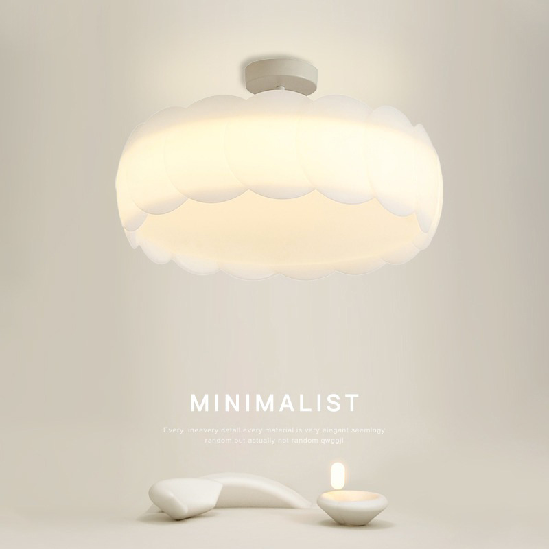 Minimalist Cream Style Bedroom Ceiling Lamp Modern Simple Advanced Sense Master Bedroom Lamp Study Chandelier LED Room Lamps