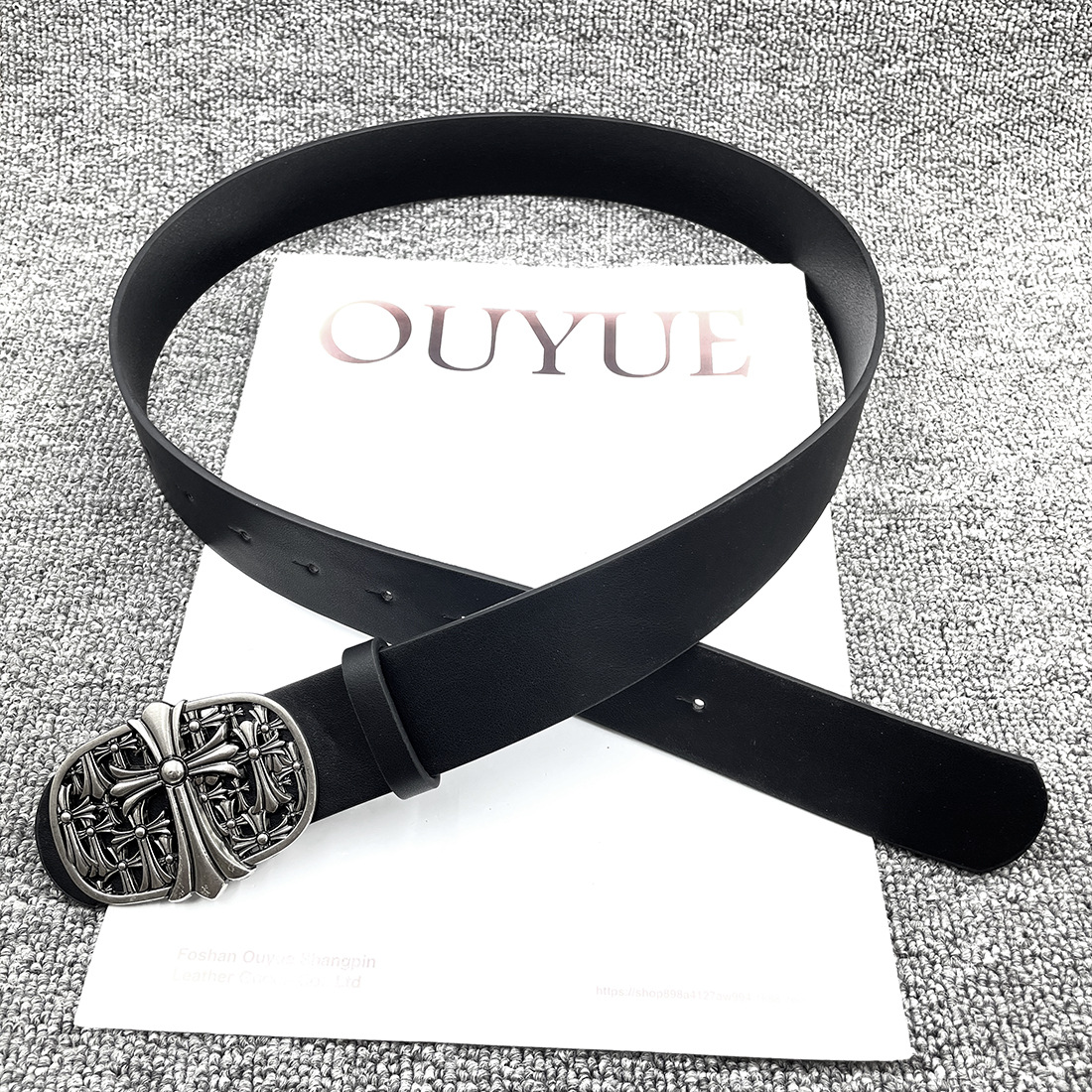 [bare body] multi-cross belt / 110cm total length 3.8cm width