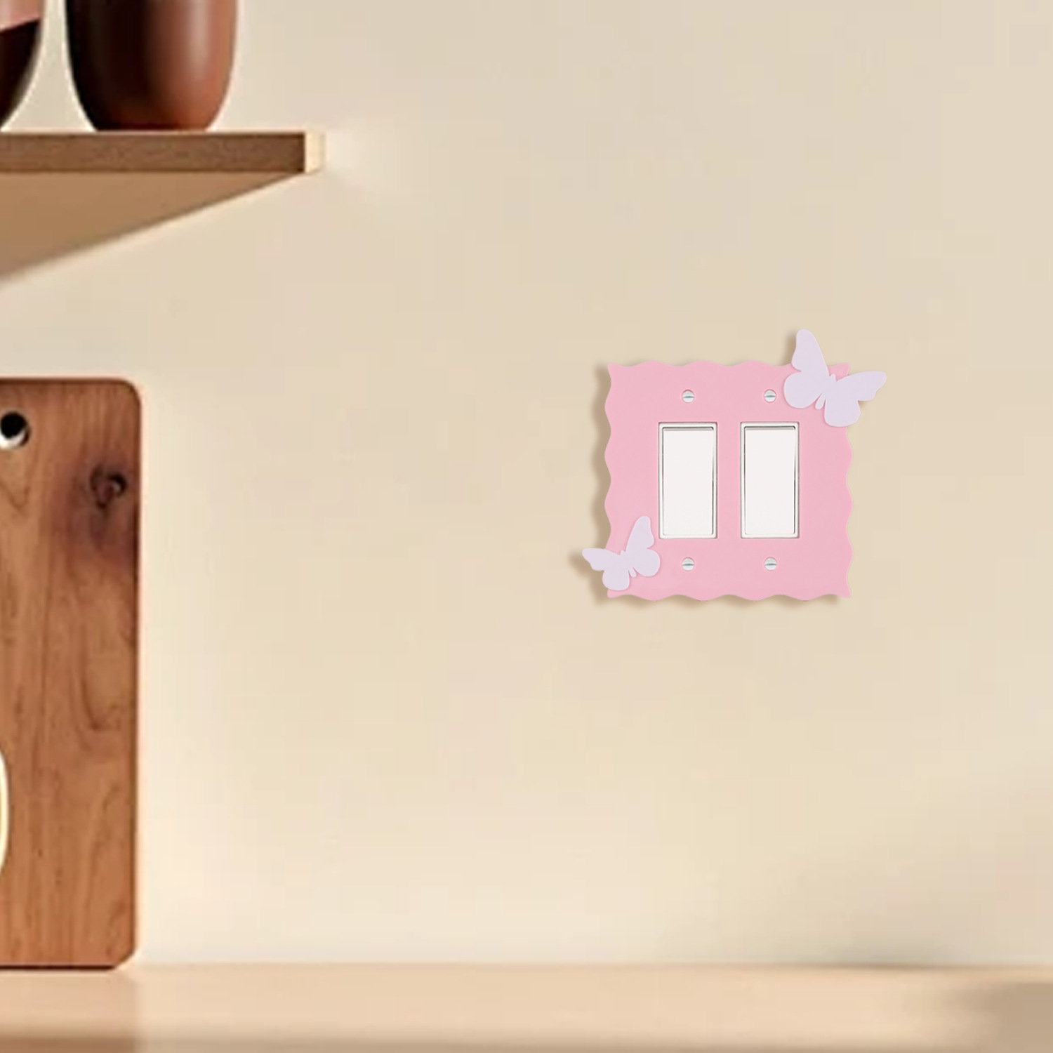 家居装饰配件装饰艺术开关板节日装饰易于旋入安装无需电力或电池