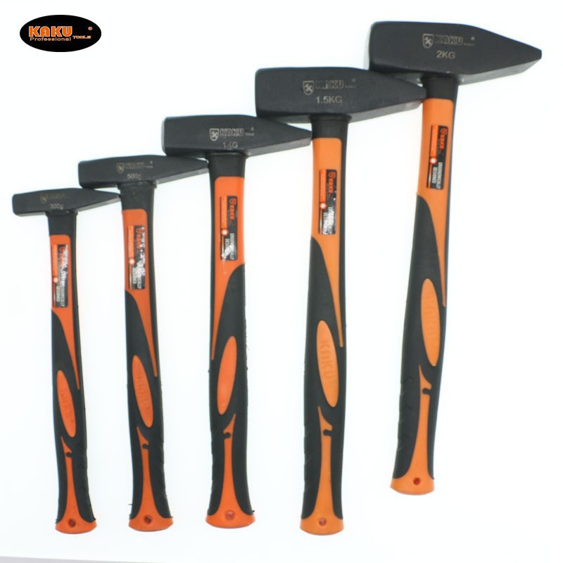 厂家包塑柄高碳钢钣金锤200g500g800g钳工锤纤维柄鸭嘴锤扁头锤