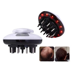 New electric scalp medicine applicator export LED red light electric scalp hair care massage comb medicine applicator phototherapy hair care