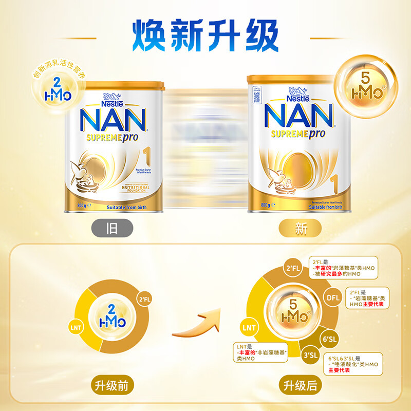 Nestle NAN Gold Stage Infant Formula 800g 1-4 Stages 3