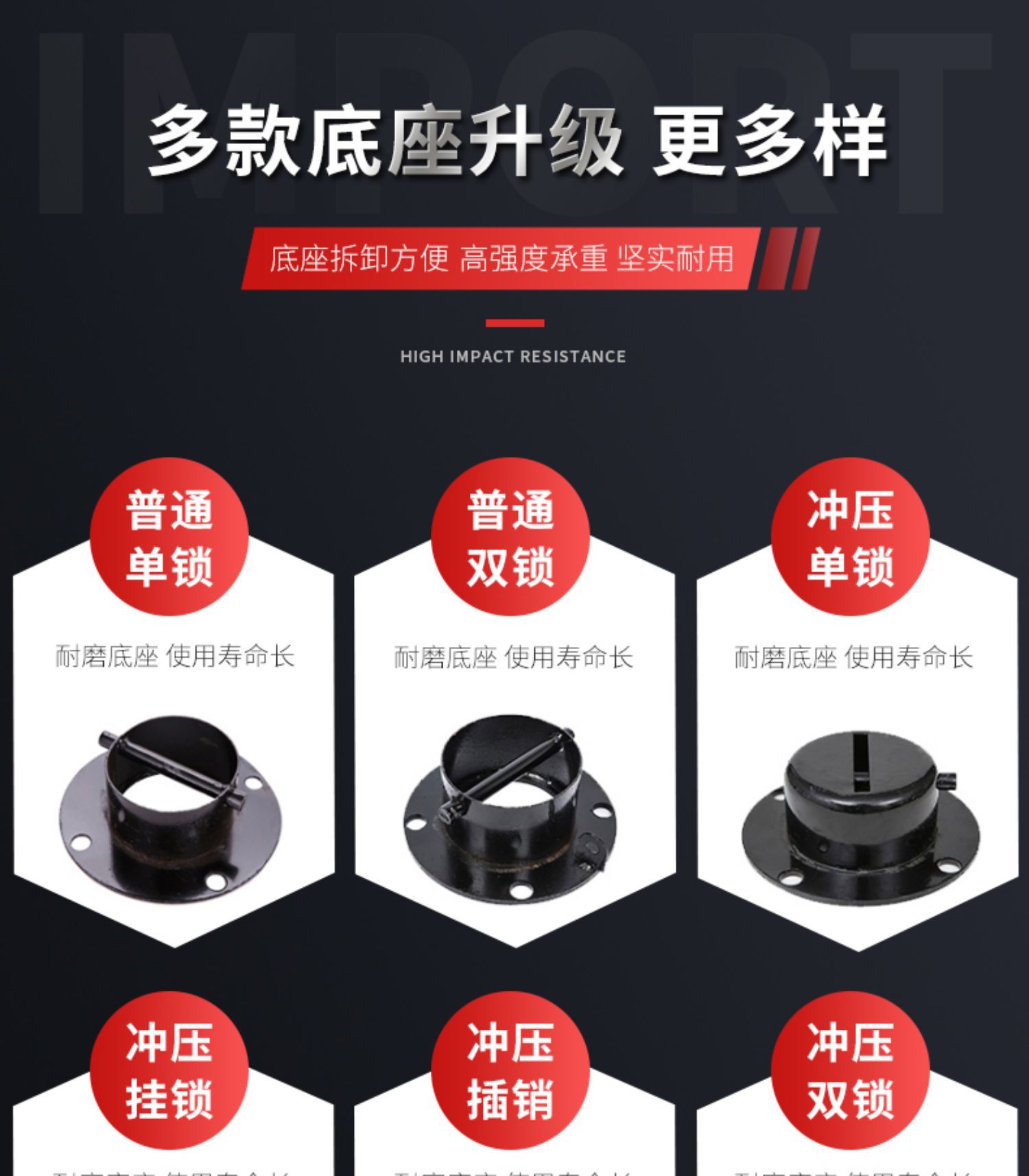 Steel Pipe Columns, Anti-Collision Columns, Fixed Stakes, Car Parking Space Locks, No Parking Signs in Front of the Door, Vehicle Blockers, Locks, Ground Locks