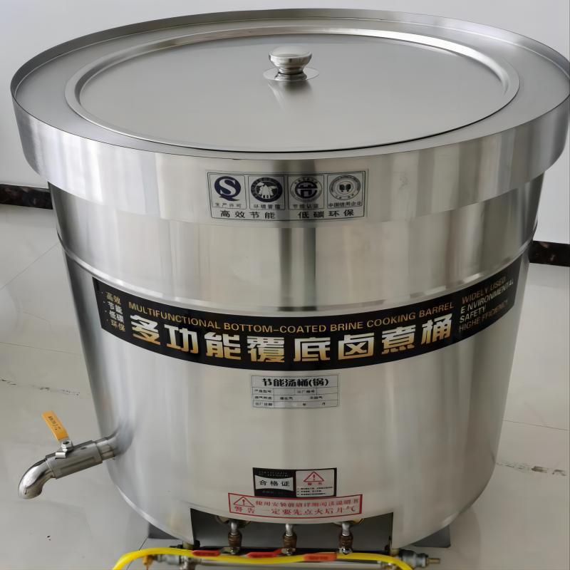 Barril de carne marinada multifuncional comercial de frecuencia variable de calor eléctrico de ahorro de energía de gran capacidad de gas de acero inoxidable de cocción de salsa marinada de cocción de salsa