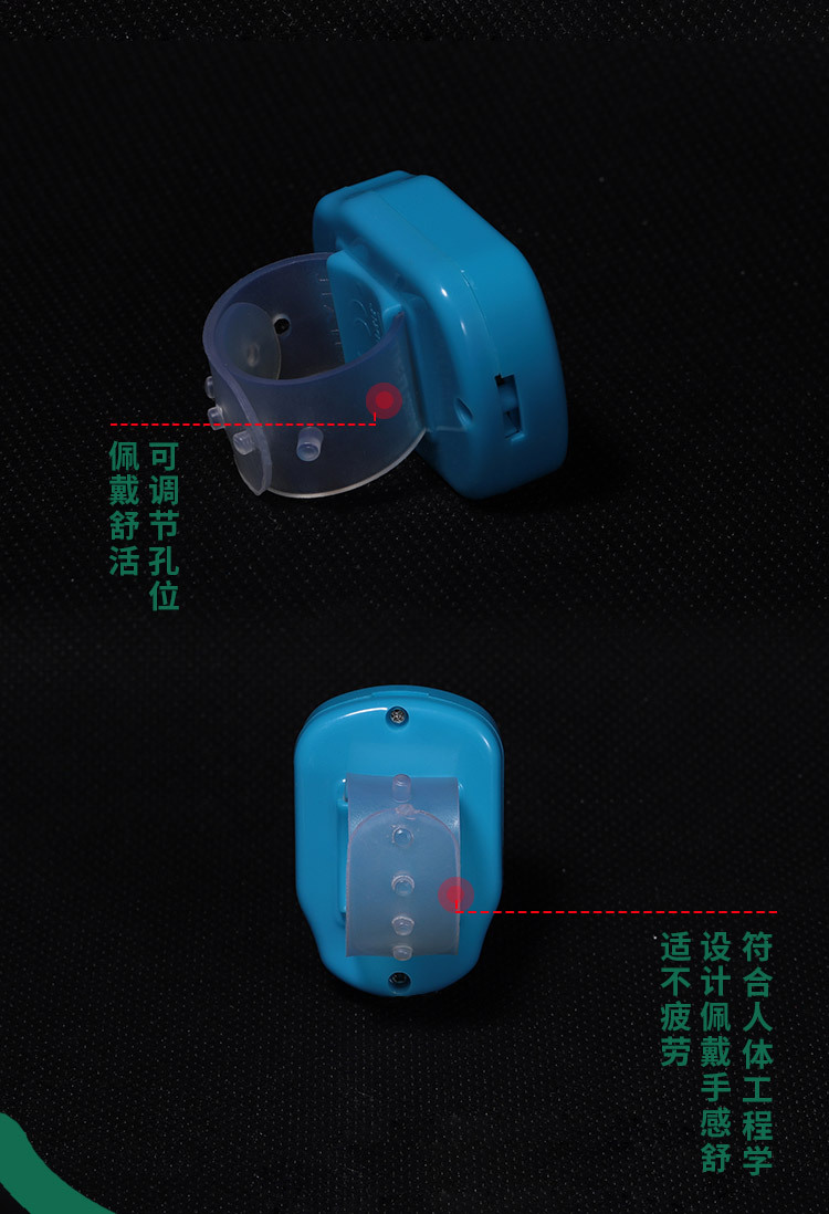 戒指计数器整百带声带时间带LED灯 念佛计数器 电子计数器详情7