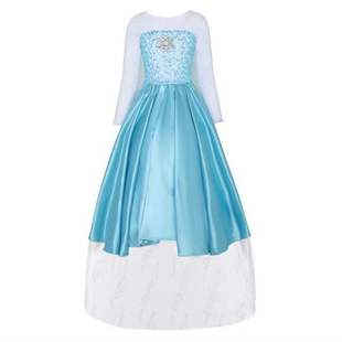 Frozen Elsa Queen Dress Girls Princess Dress Elsa Dress Mesh Dress