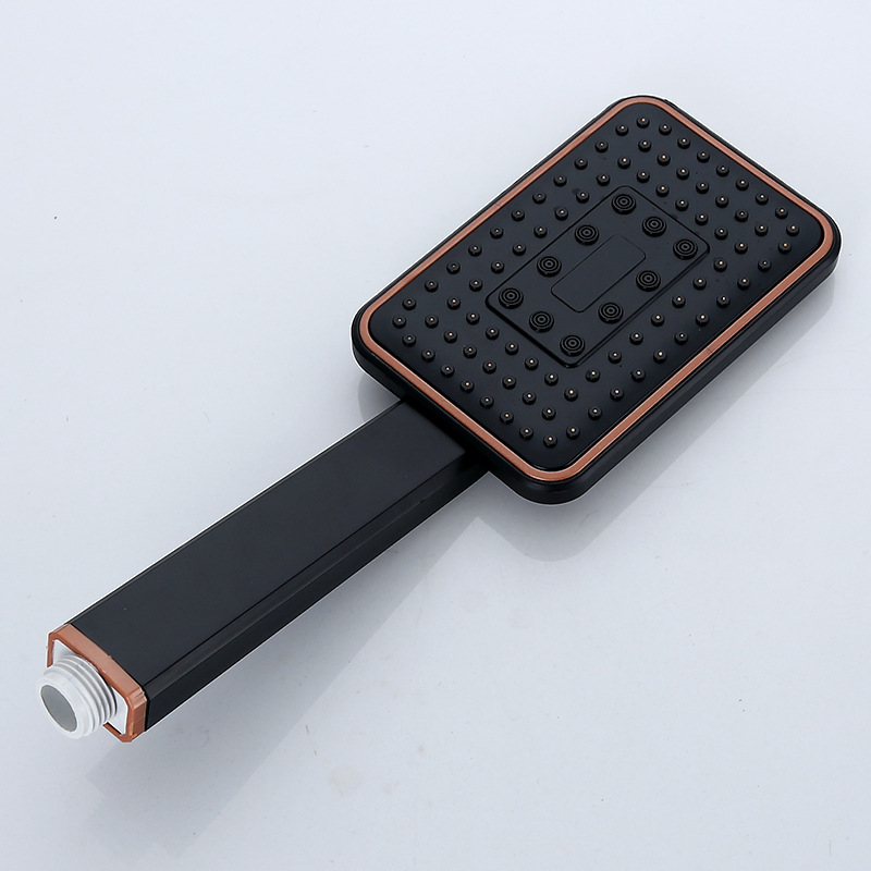 Medio Oriente transfronterizo bañera ducha traje de ducha caliente y frío cobre negro ingeniería estilo fábrica al por mayor ducha de latón