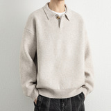 2026秋季新款加厚腈纶毛线宽松套头圆领运动韩系潮流青少年男生保，男装针织衫/毛衣，星座614