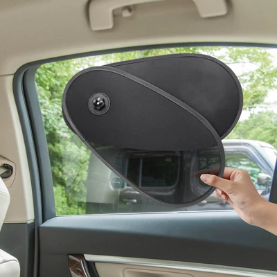 Sun shade suction cup side window sunshade