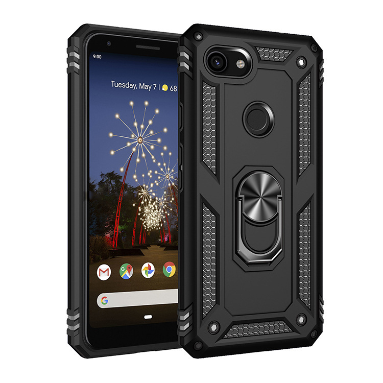 For Sergeant pixel3XL Phone Case Google Pixel3 A Drop-resistant Magnetic Car Bracket Protective Case Hard Shell