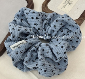 Coreano relajado viento intestino anillo de cabello feminino ligero de lujo nuevo cabello de alta calidad de alta elasticidad correa de goma duradera