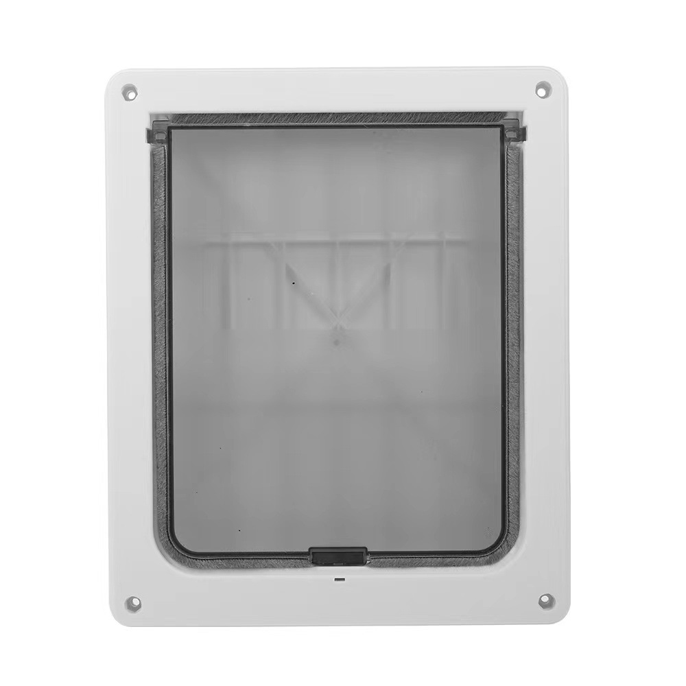 Puerta para mascotas, puerta para gatos, puerta para perros, accesorios decorativos, tope de puerta, accesorios para jaulas de perros, paso para perros, puerta de salida bidireccional, puerta de plástico