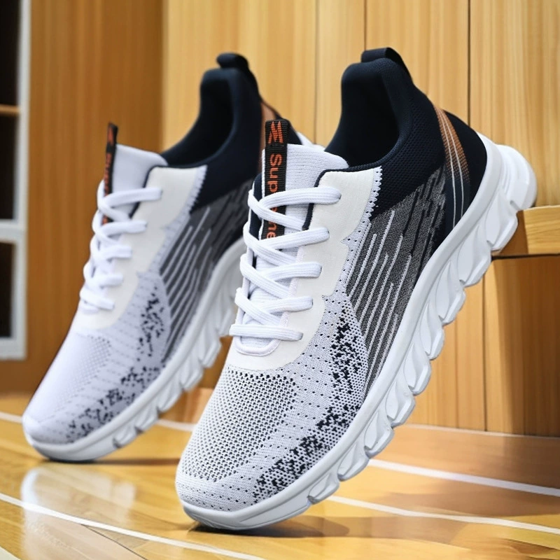Men's Sneakers 2026 Spring New Foreign Trade Men's Shoes Dropshipping Lace-Up Running Shoes Fashionable Trendy Shoes for Men