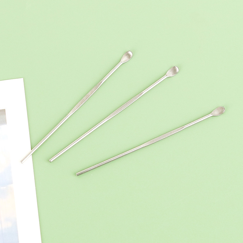 Yiwu Spot Stainless Steel Ear Scoop Ear Scoop Ear Scoop Ear Digging Household Ear Picking Tool Gift Ear Scoop Wholesale