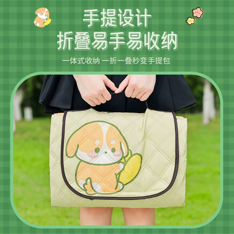 原古人 Picnic mat moisture-proof mat thickened outdoor floor mat camping autumn outing spring outing lawn picnic mat