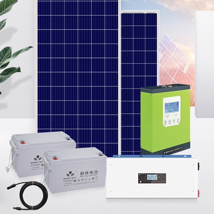 太阳能智能发电机组光伏储能逆变电池系统光伏发电系统储能系统