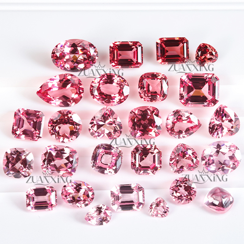 培育蓝宝石帕帕拉恰Padparadscha Sapphire莲花之色珍稀人工宝石