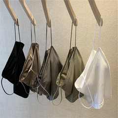 Ladies' strapless bra summer fixed-cup pad extensible underwire-free seamless corset slip camisole