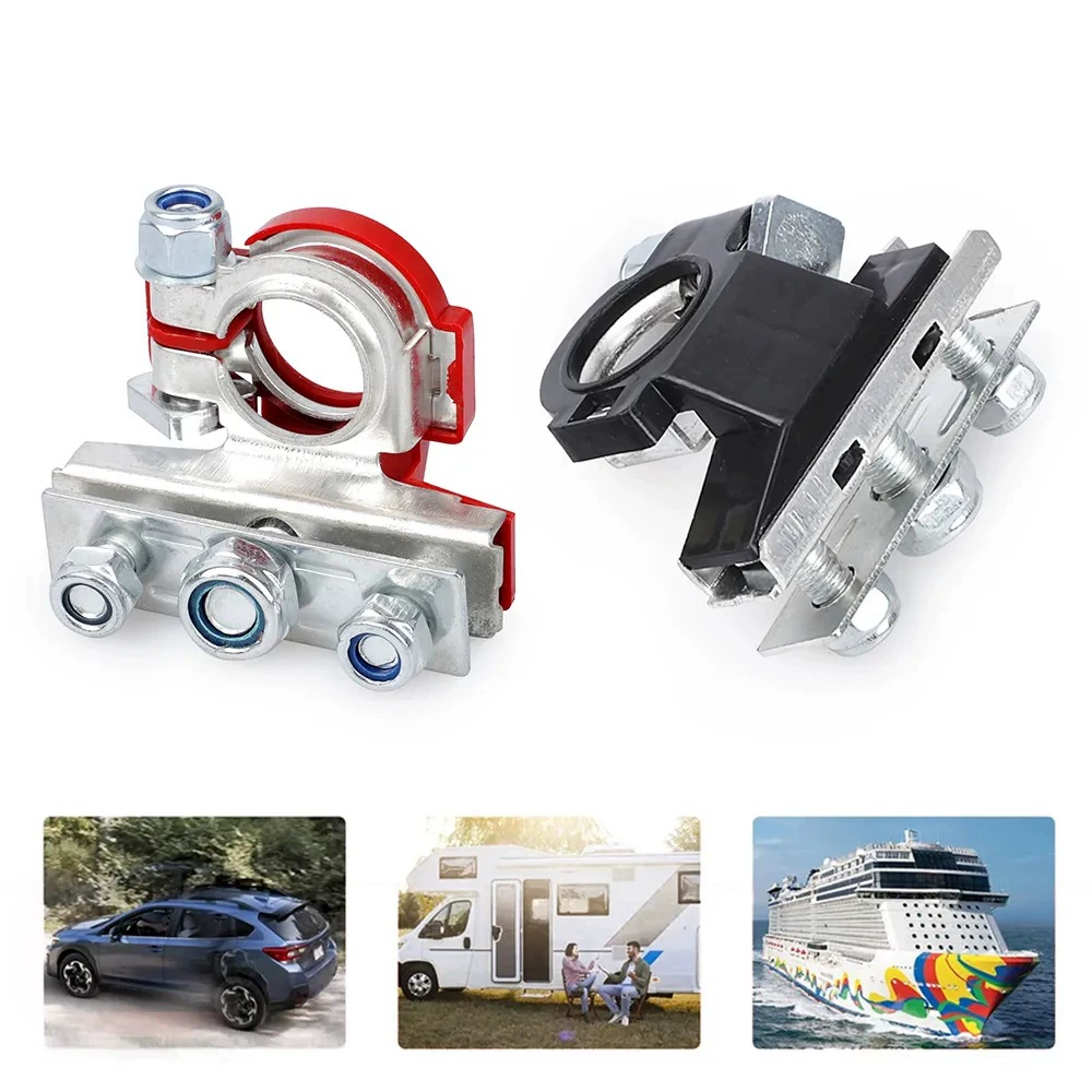 Автомобильный аккумулятор, оцинкованная клемма аккумулятора из чистой меди, патрон, колонка аккумулятора, разъем, зажим для аккумулятора