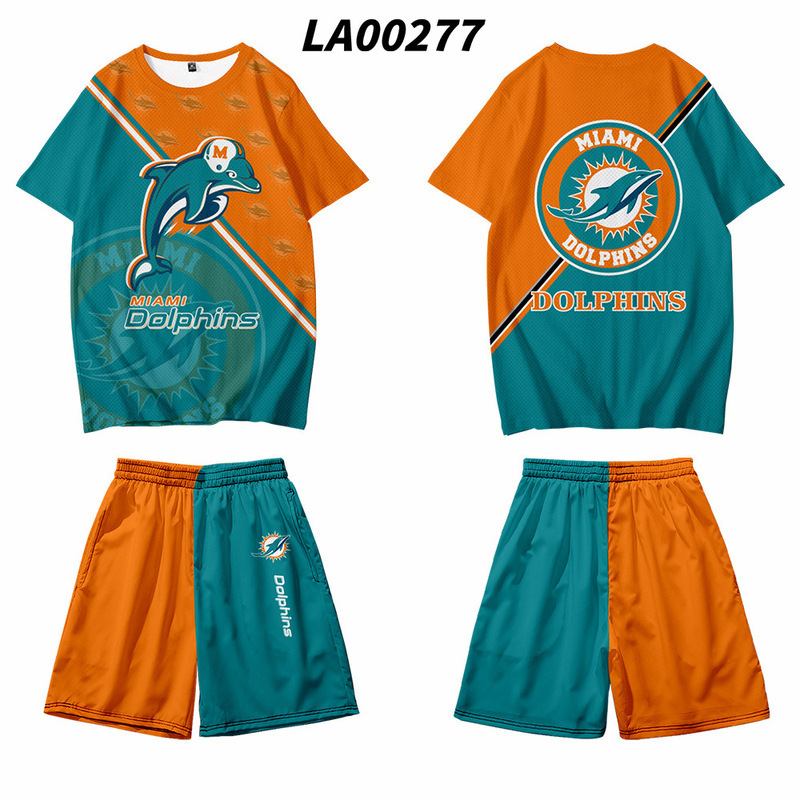 2021 traje de equipo uniforme de la NFL impresión digital impresión digital pantalones cortos de manga corta para hombres y mujeres todos los días se pueden fijar Z