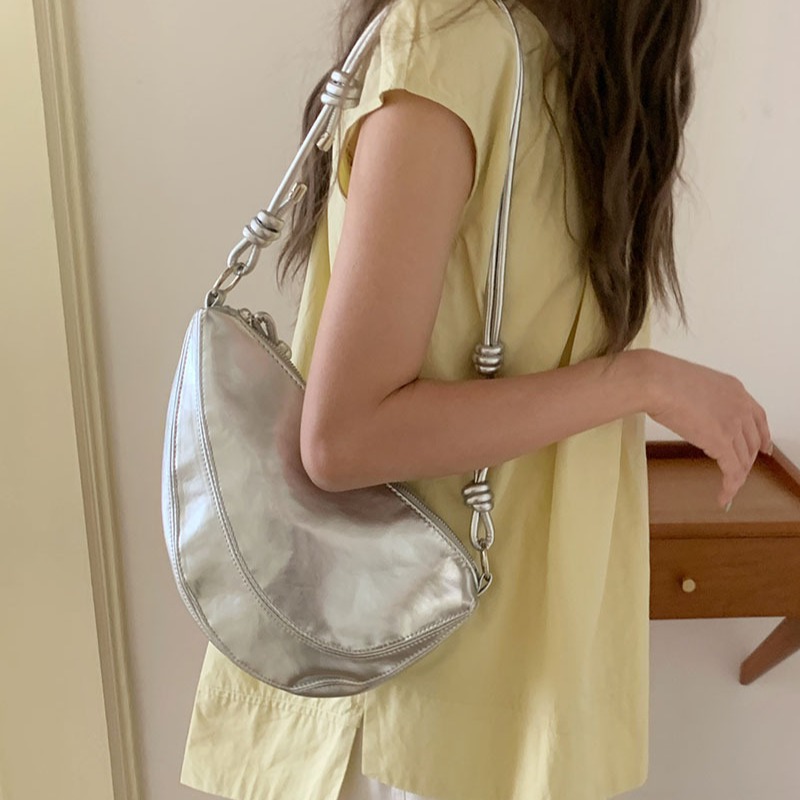 Borsa a tracolla versatile con tracolla a sella ins in stile coreano di nicchia da donna 2024, nuova tendenza e alla moda_voghion.com