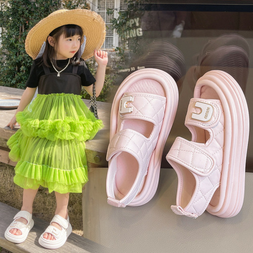 Children's Shoes Sports Sandals 2025 Summer Girl Big Kid Soft Sole Beach Sandals for Boys
