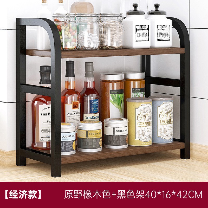 Esquina de la cocina estante de almacenamiento encimera de esquina trípode hogar esquina condimento estante de almacenamiento multi-capa condimento rack