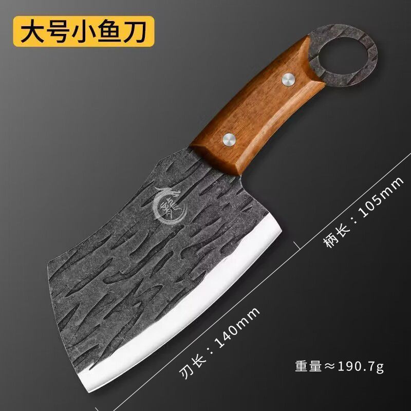 Cuchillo de pesca portátil cuchillo abierto de cocina camping cuchillo de cocina afilado cuchillo de cocina multipropósito de acero de alto manganeso