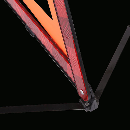Reflective Triangle Warning Sign Car Triangle Stand Warning Sign Vehicle Three-Pedestal Warning Sign Triangle Warning Stand Set