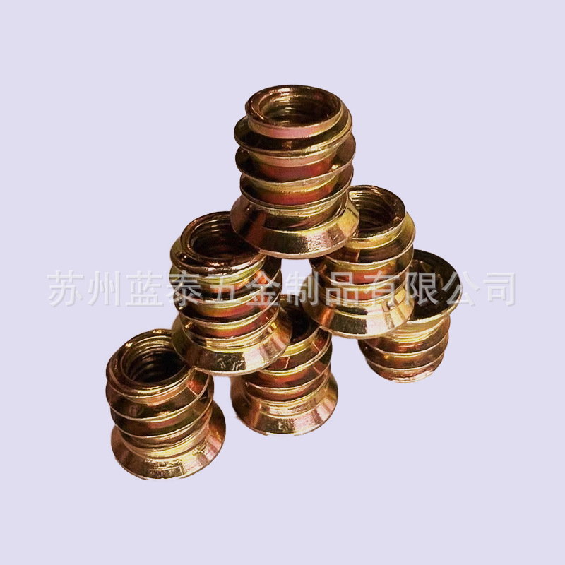 沉头内六角预埋螺母木工内外牙螺母家具梯形有介连接件M6M8M10