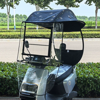 Elektromobil üçün ön şüşə çətiri (günlük): rain and sun protection - sliding-window-model-little-bear-suitable-for-all-seasons-suitable-for-vehicles-with-rearview-mirrors