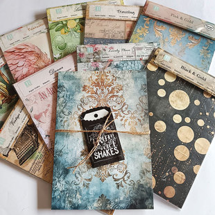 DIY���� ���N�� junk journal ���~��Ƭ������ A5����D����