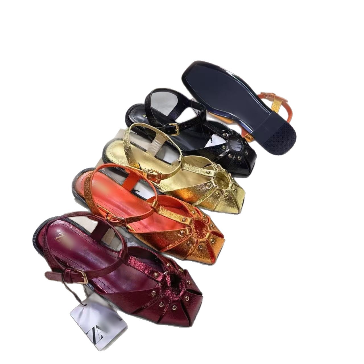 Shoes Women's Shoes Style Solid Color Simple Fashionable Outerwear Sandals Slippers Hardware Buckle For Formal & Casual_vogvips.com