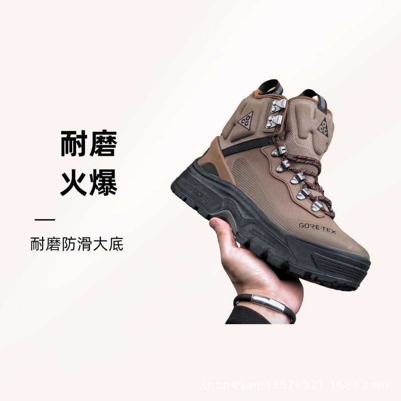 莆田ACG Zoom Gaidome GTX登山鞋低帮厚底增高户外越野徒步运动鞋|undefined