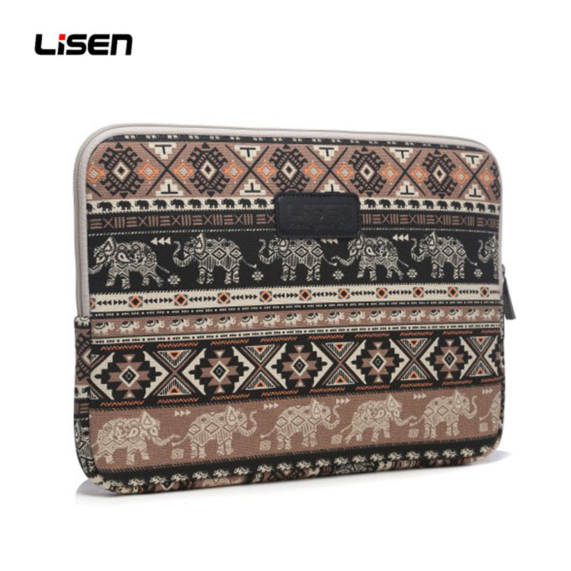 LISEN small elephant Diamond Plaid laptop liner bag computer bag pro13.3 inch 14 inch Asus 15.6 red mi 16