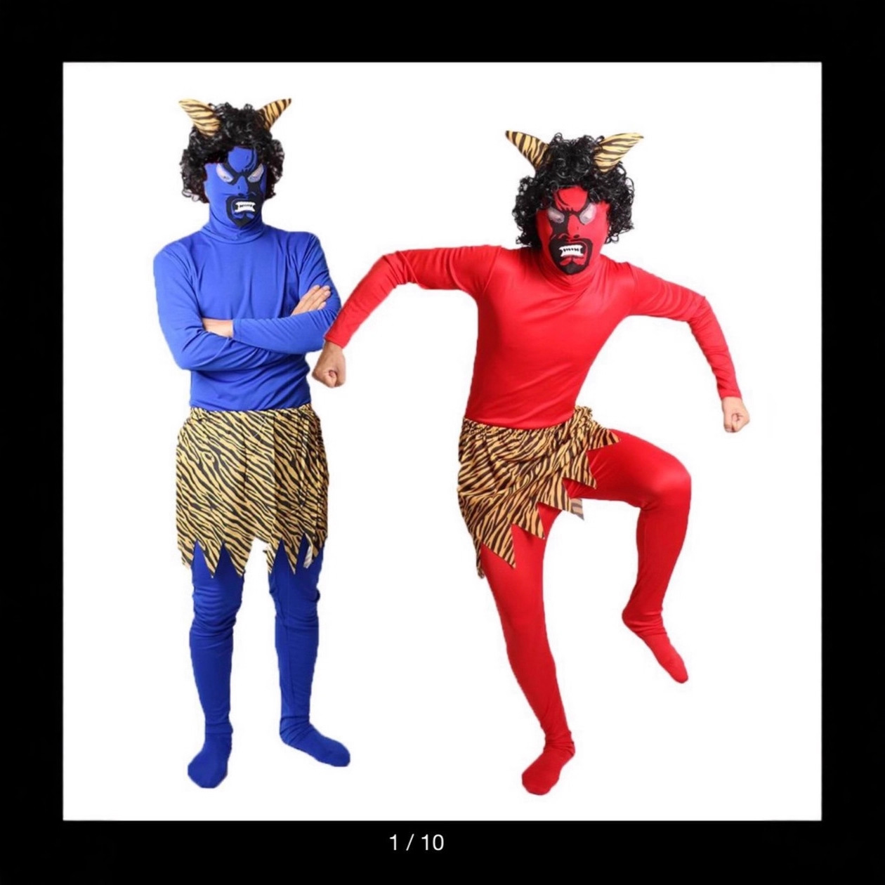 欧货新款印第安原始人演出cos野人连体衣纯色紧身小众显瘦表演服