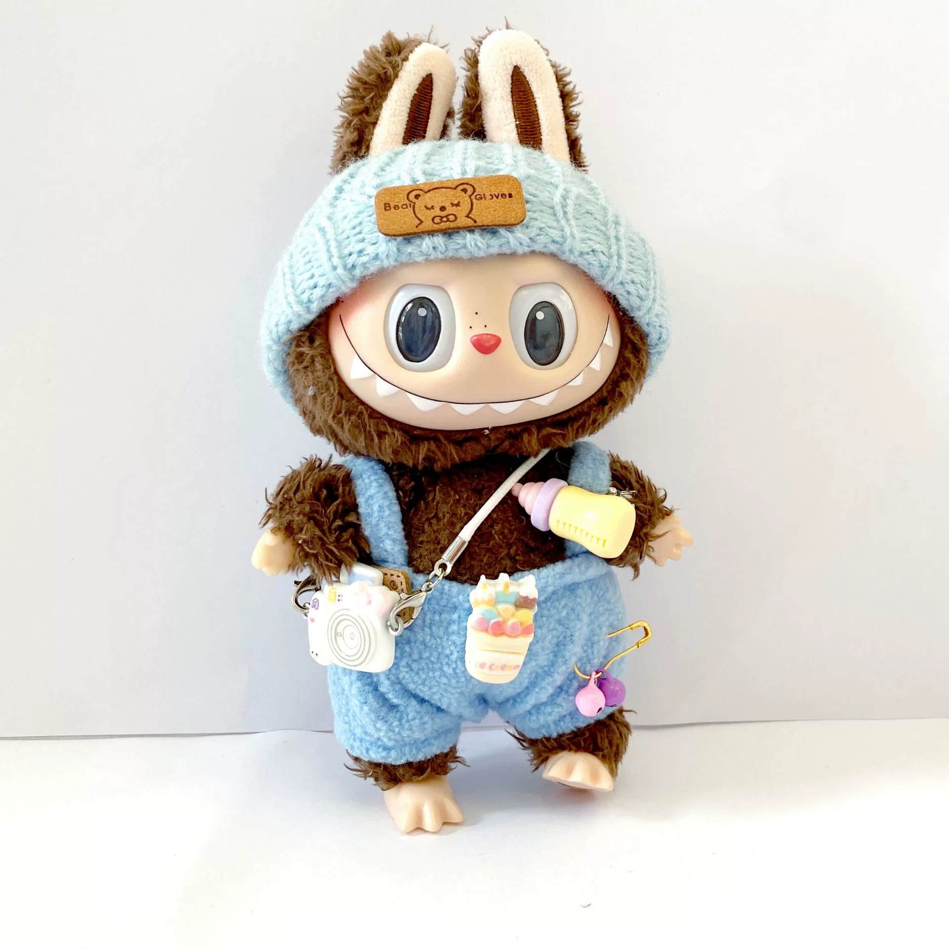 Doll plastic, overall for dressing up, second generation, children's clothing