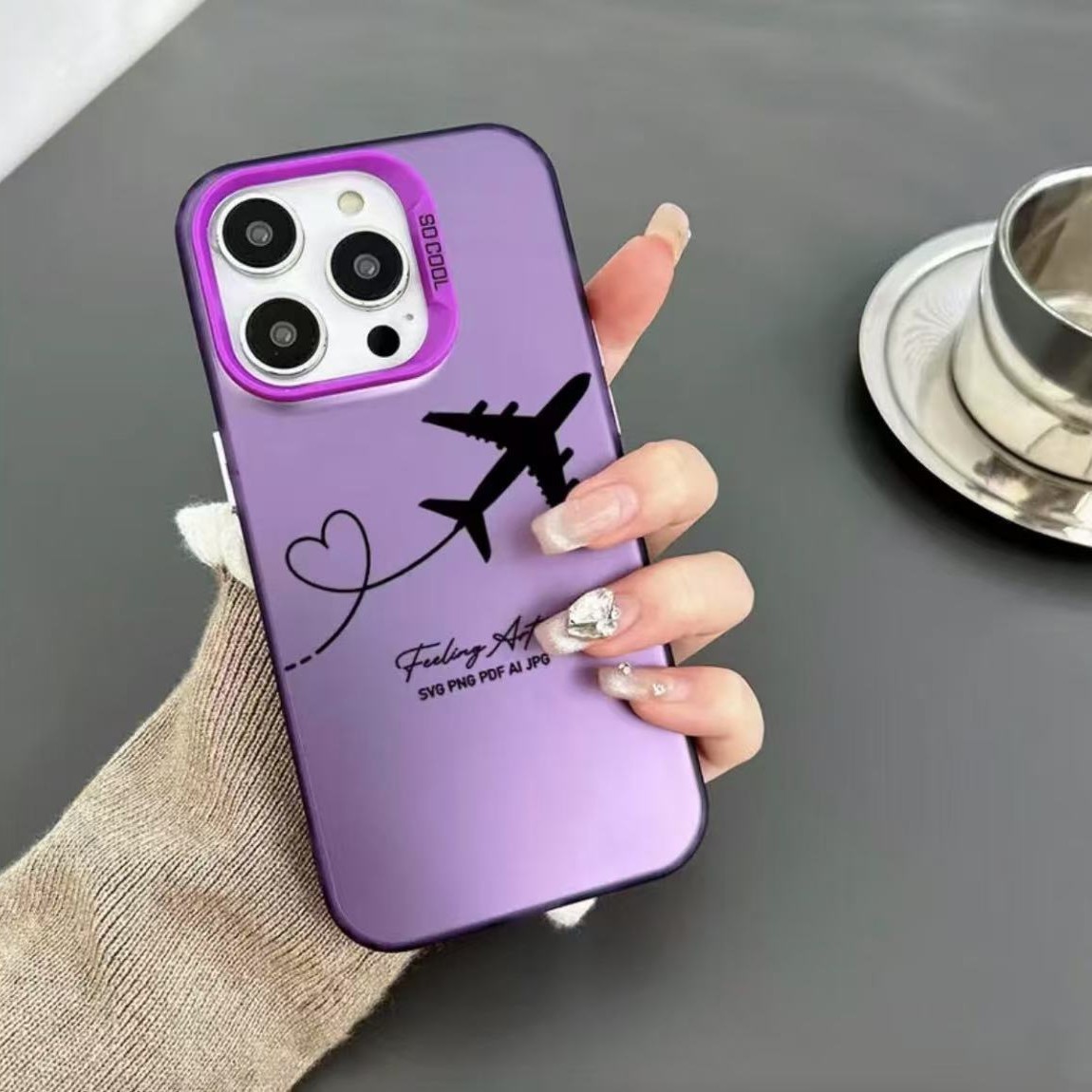 Nueva funda para teléfono estilo avión inglés, compatible con iPhone 17, Apple 15 Pro Max/14/13 Pro/12/16