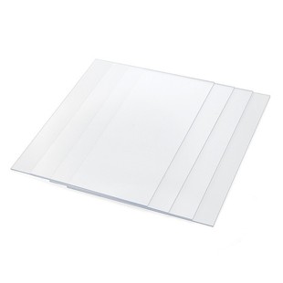 High Transparent PET Sheet Double-Sided Film Resistant Board PS Board Cut Slice PVC Plastic Sheet Panel Photo Frame Hard Film