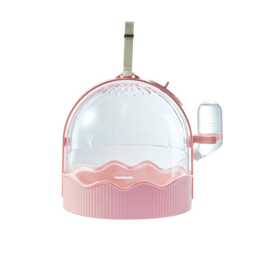 yee hamster take-out cage UFO portable cage travel portable diagonal cross-body bag squirrel rat honey bag gold wire bear cage