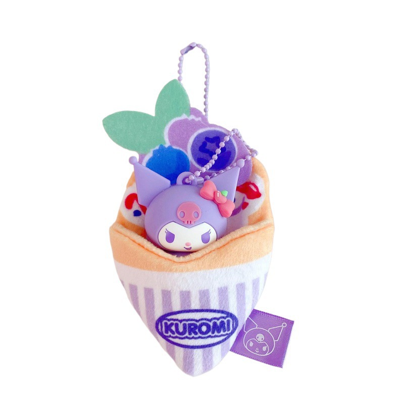 正規版のサンリオの百味のクレープの公仔のキーホルダーはアニメと同じタイプのカップルの親友の包みのペンダントの女性を飾ります。