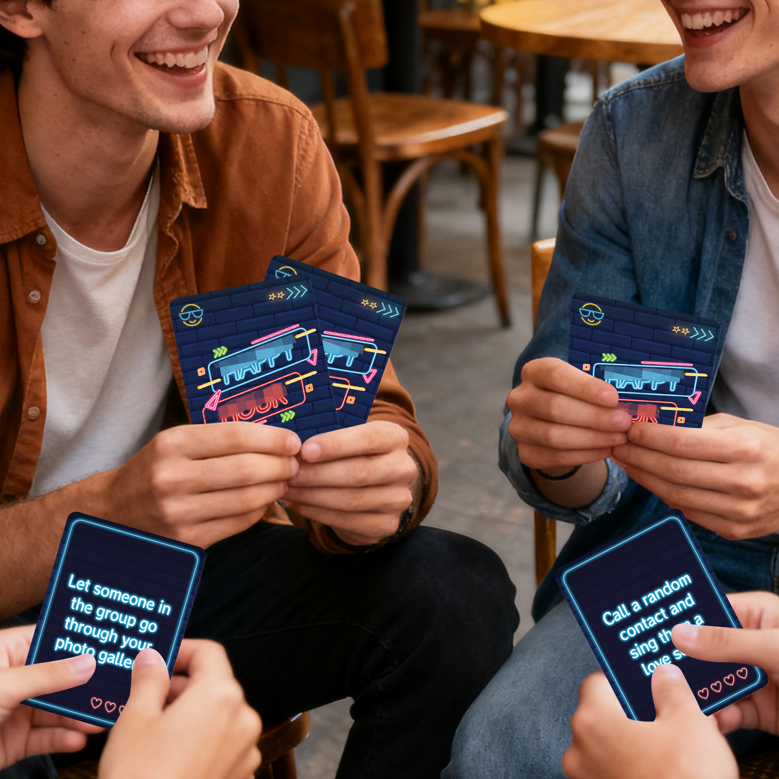 Party Game Board Cards, 50-piece Interactive Adventure Card Set_voghion.com