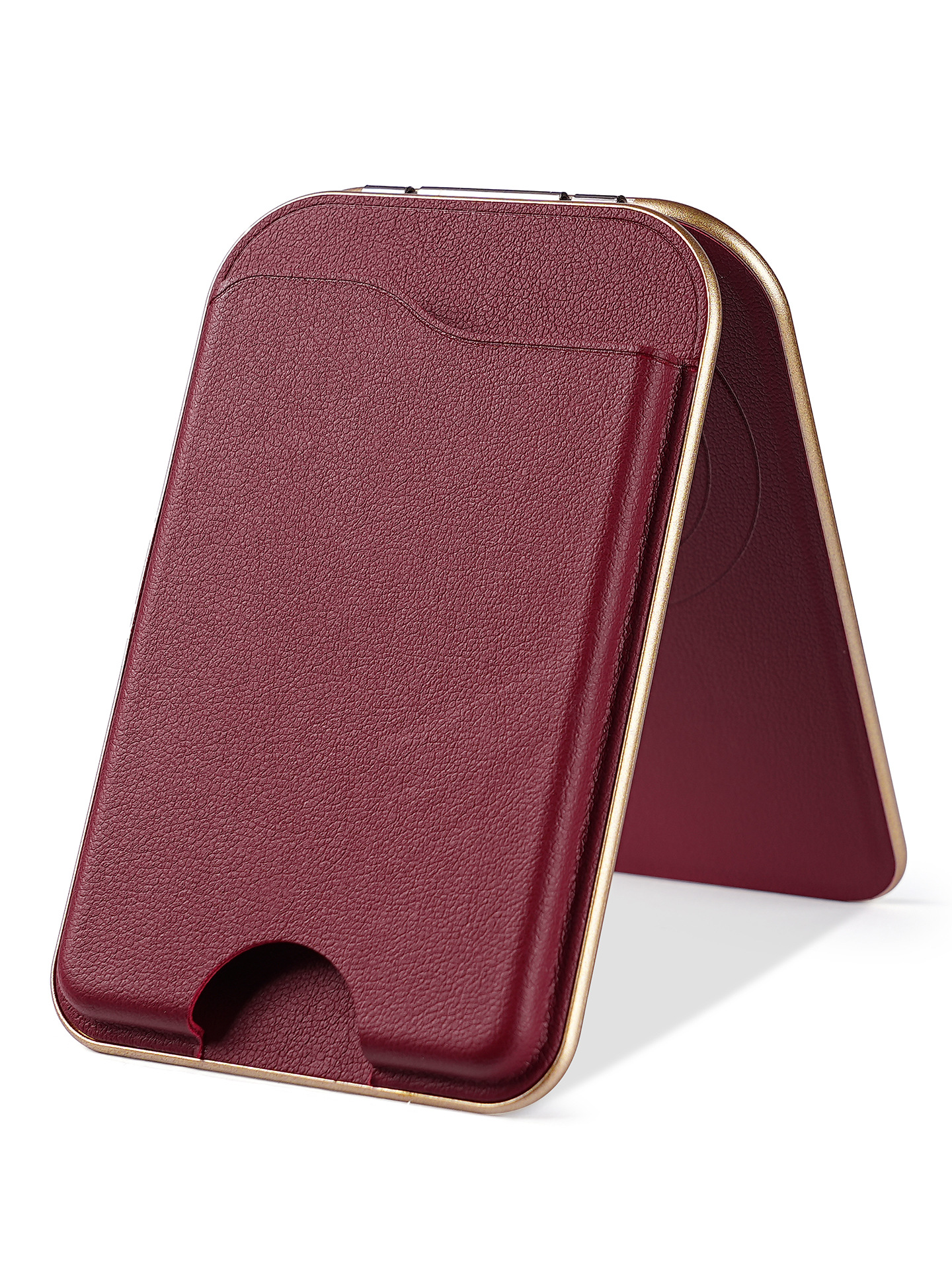 Apple iPhone 13 14 15 16 17 MagSafe portaje de tarjeta magnética con espejo multifuncional