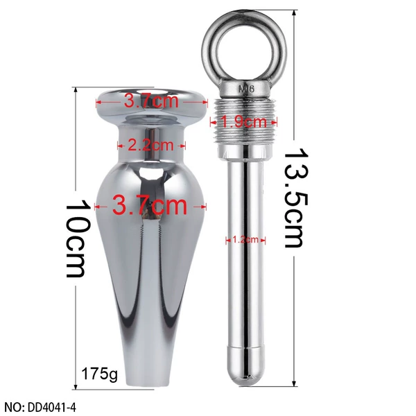 Flushing large long cone anal plug DD4041-4