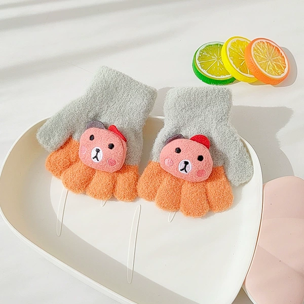 Orange, with little bears