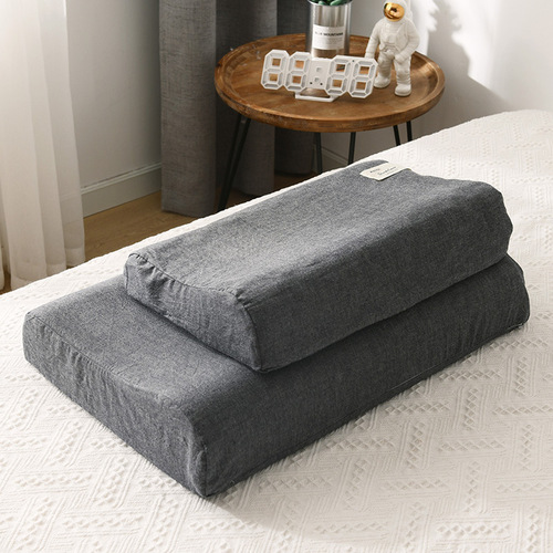 WBZ7纯棉乳胶枕头专用枕套色织水洗棉40x60枕头套夏季单个枕芯内