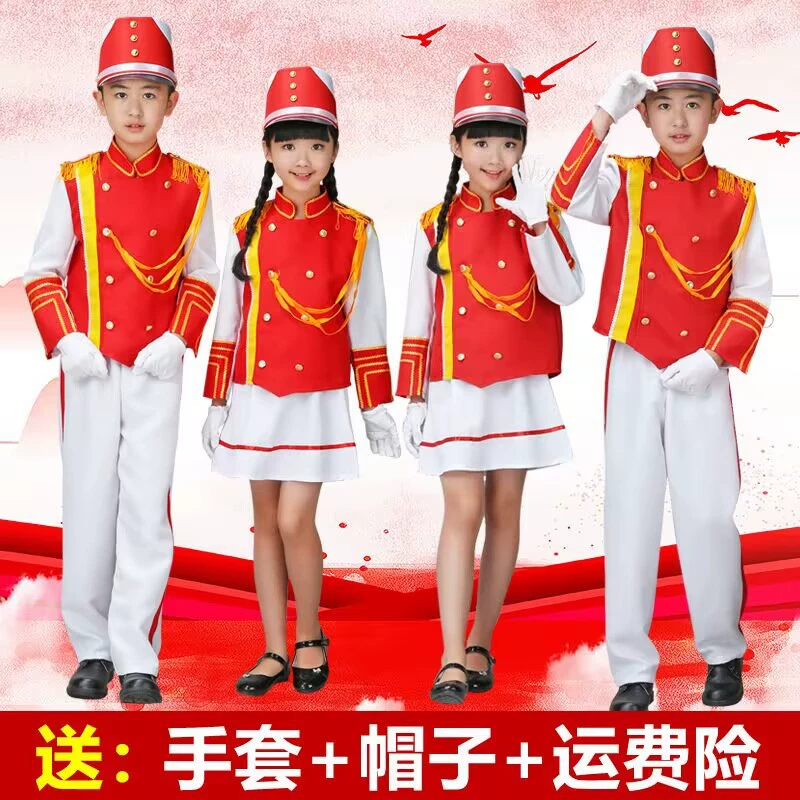 Детская барабанная команда костюм почетного караула