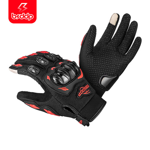 Factory direct sales motorcycle off-road riding gloves anti-fall summer sun protection full-finger touch screen gloves for men and women cross-border