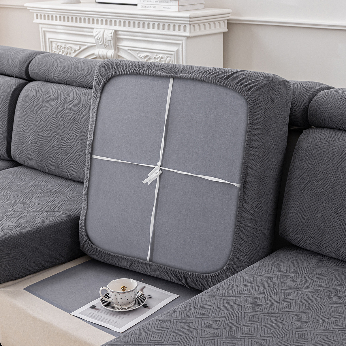 Funda de sofá SHEIN transfronteriza en nombre de TPU elástico cubierta de película jacquard impermeable funda de cojín de sofá universal